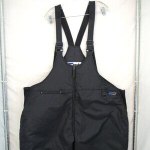 SKIGEAR Men's Black Bibb Type Waterproof Ski Snowboarding Pants Size 4XL